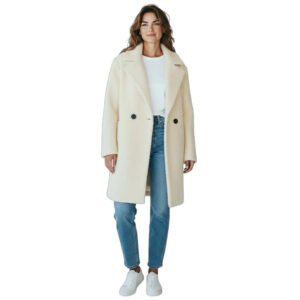Manteau Long Blanc