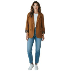 Veste Velours Camel