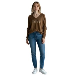 Pull J'adore Camel
