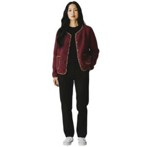 Veste Léopard Bordeaux