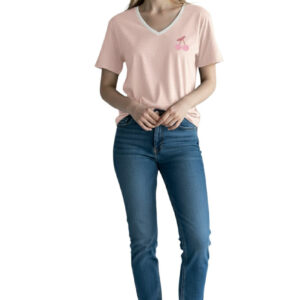 Tee-Shirt Cerise Rose