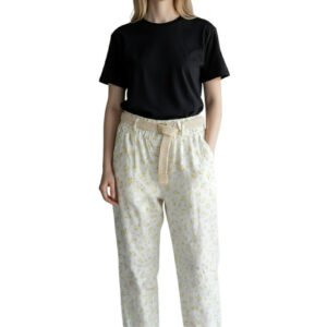 Pantalon Fleur Jaune