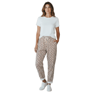 Pantalon Fleurs Noir