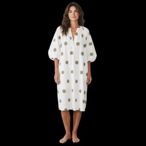 Robe Pois Blanche