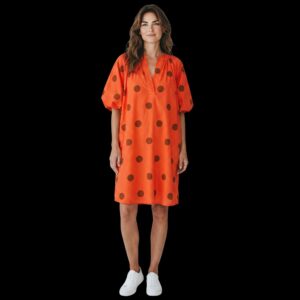 Robe Pois Orange