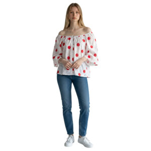 Blouse Pois Rouge
