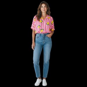 Chemisier Citron Rose