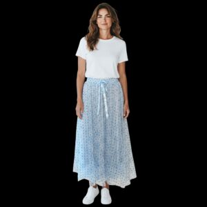 Jupe Tulles Pois Bleu