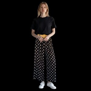 Pantalon Pois Noir